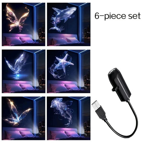 Led ocean projector night - ocean,