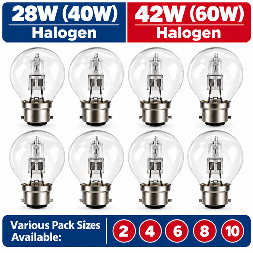 Halogen golf bulb 28w 42w - halogen,