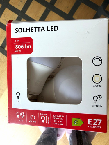 Ikea solhetta led - solhetta, screw