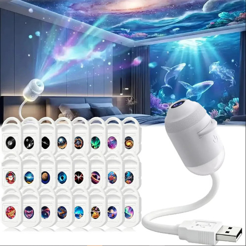 Galaxy projector night - 2-in-1,