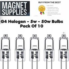 G4 Halogen Bulbs 5,10 Bulbs