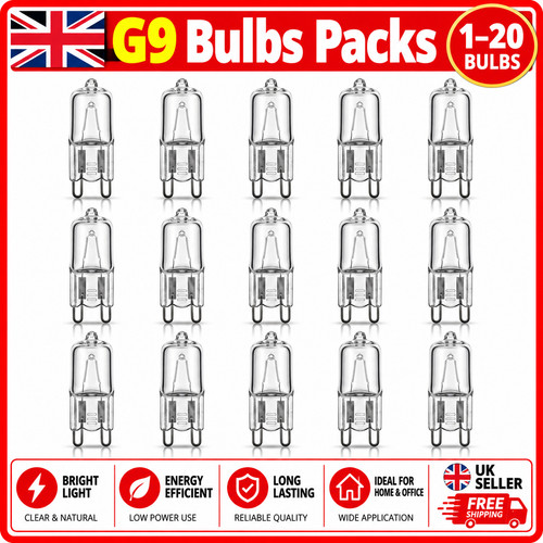 Halogen bulbs 18w - g9, 18w-60w