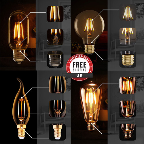 E14 e27 edison bulbs 6 - e14/e27,