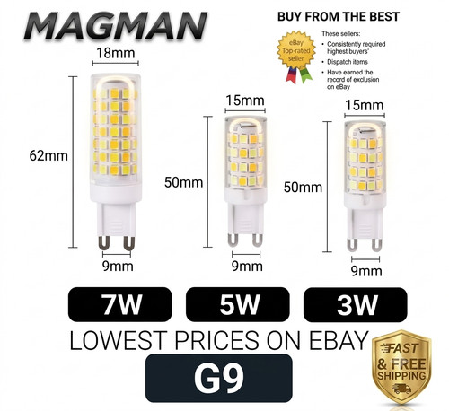 Led light bulbs 5w - g9,