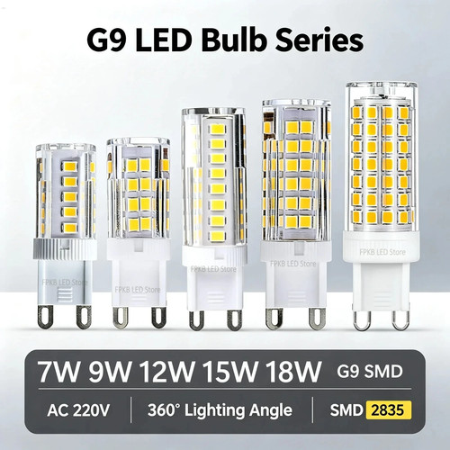 Led bulb cool white - g9, 7w