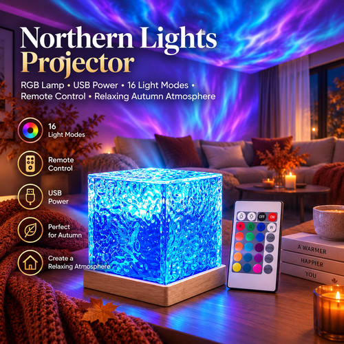 Cube northern lights - 16, colour