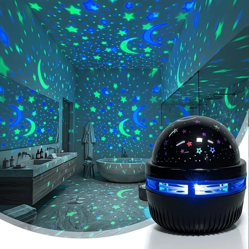 Rotating led galaxy starry - rotating,