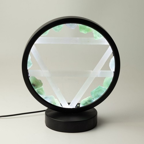 Gemstone halo lamp earth - gemstone,