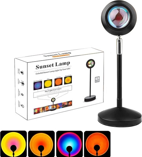 Usb sunset lamp led rainbow - sunset,