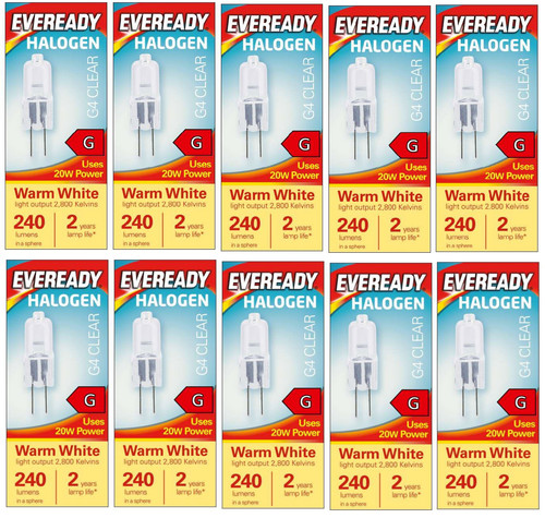10x halogen capsule bulbs - capsule,