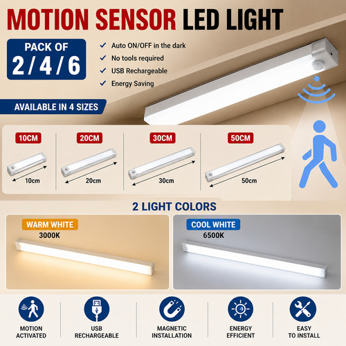 Motion sensor led usb wireless - usb,