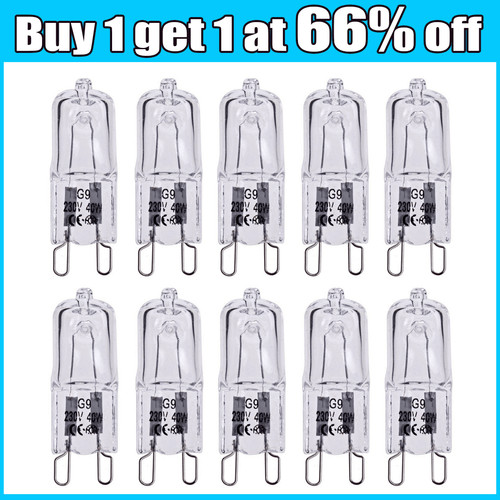 Halogen bulbs - 10, g9