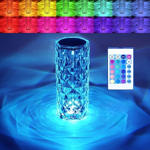 Led crystal table lamp diamond - led,