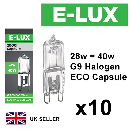 28w 40w dimmable e lux - g9, e-lux