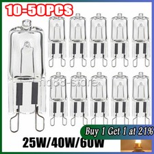 50 X G9 Halogen Bulbs 20W 25W